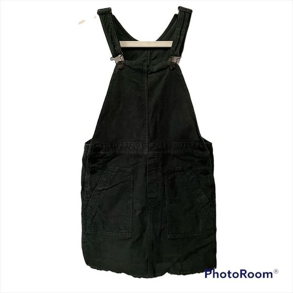 American Eagle Overall Skirt Corduroy with raw hem. - Picture 2 of 8